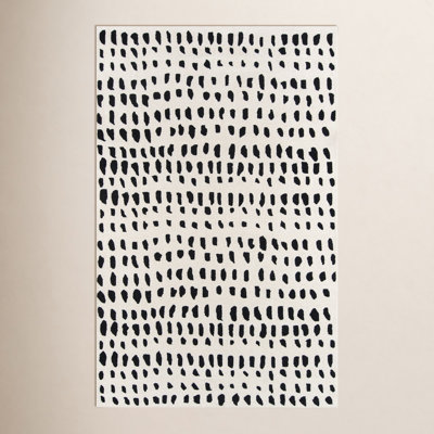 Dey Hand-Woven Geometric Wool Rug