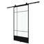 Porte de grange en verre Bastille sans trousse de quincaillerie d'installation-50851790