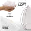 2 pièces luxueuses en duvet carré haut de gamme-49570620-49570610-49570575