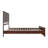 Francoise Solid Wood Low Profile Platform Bed with Matching Footboard-643585298-634266276