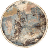 Hand-Knotted High-Quality Multi-Colored and Multi-Colored Area Rug