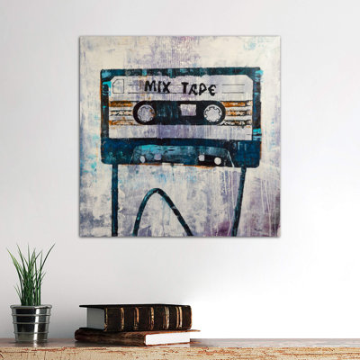 Mix Tape by Francis Ward - Wrapped Canvas Painting