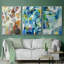 Marée basse, reproduction sur toile 3 pièces-91891410-91891414