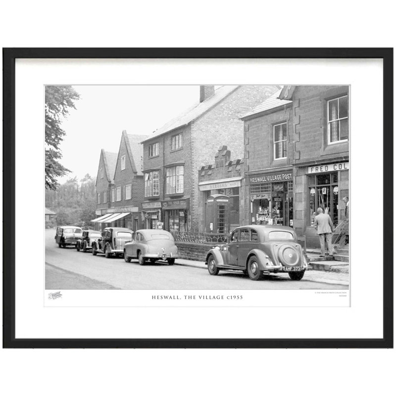 Heswall, The Village C1955 by Francis Frith - Single Picture Frame Print, 60cm H x 80cm W x 2.3cm D