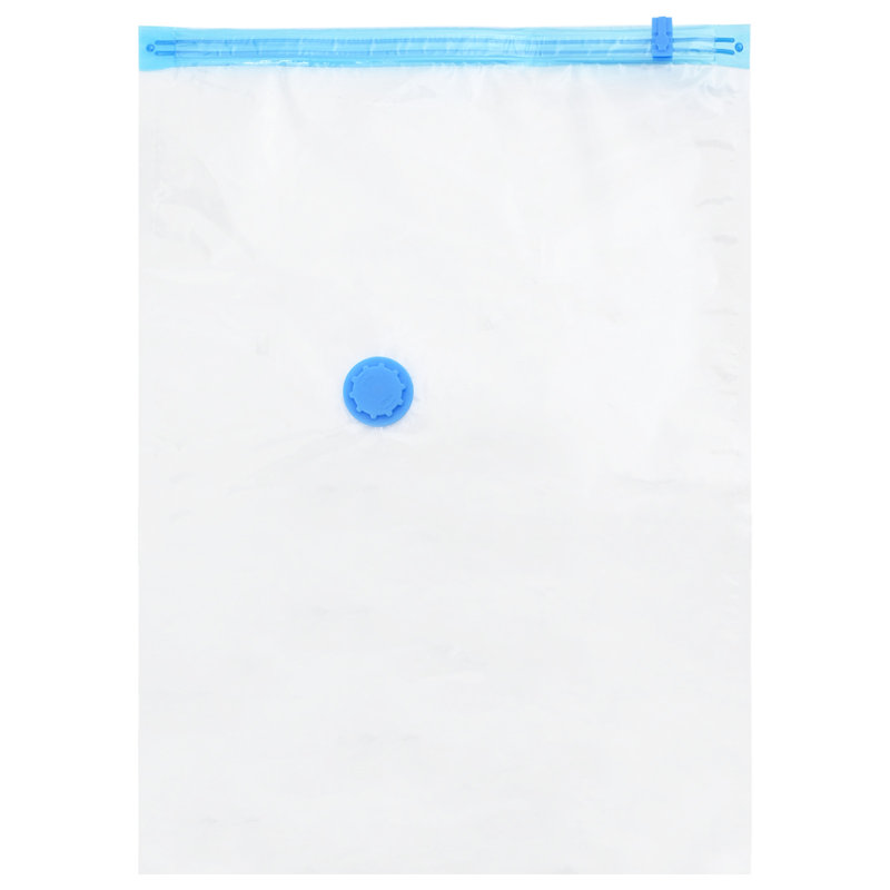 Vidaxl Vacuum Travel Bag Transparent Plastic 70 X 50 Cm Collapsible