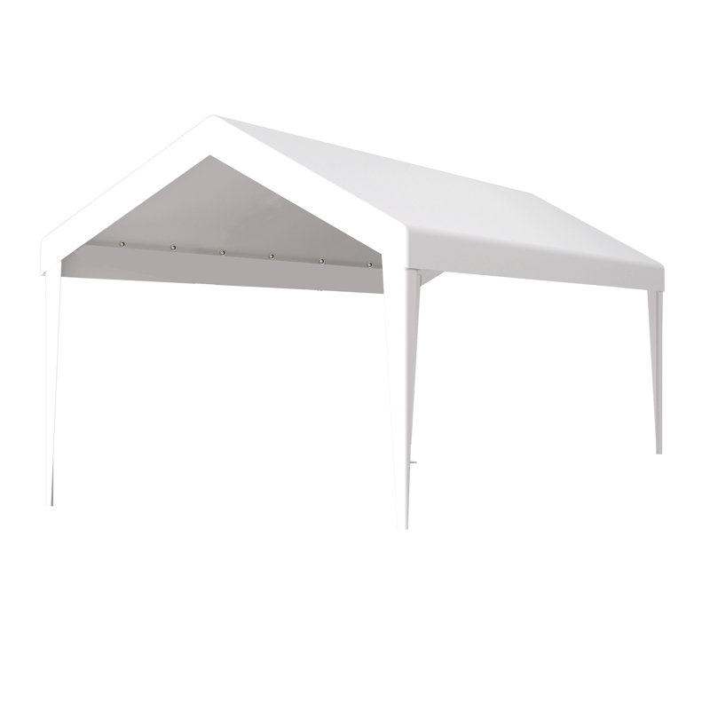 Carport Replacement Canopy Cover, Waterproof & Uv Protected Tarp With 72 Elastic Buckles Suit For Garage Shelter, Frame Is Not Included