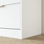 Commode 9 tiroirs, grande commode profonde 63 po, commode en bois avec 9 tiroirs pour la chambre à coucher, commodes longues pour le salon, couloir-667015403
