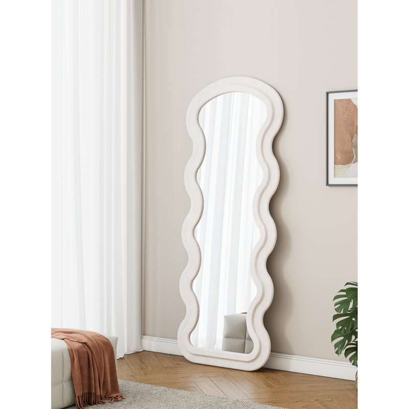 Christmas Delight: Cream White Full Mirror - Festive Addition 1:1 Reflection Clear Image
