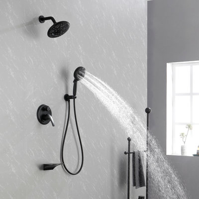 Complete Shower System with Rough in-Valve