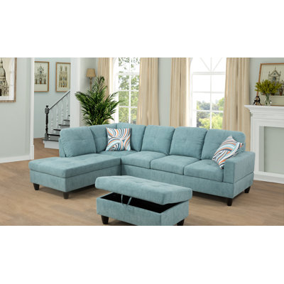 Gennep Upholstered L-Shaped Sectional