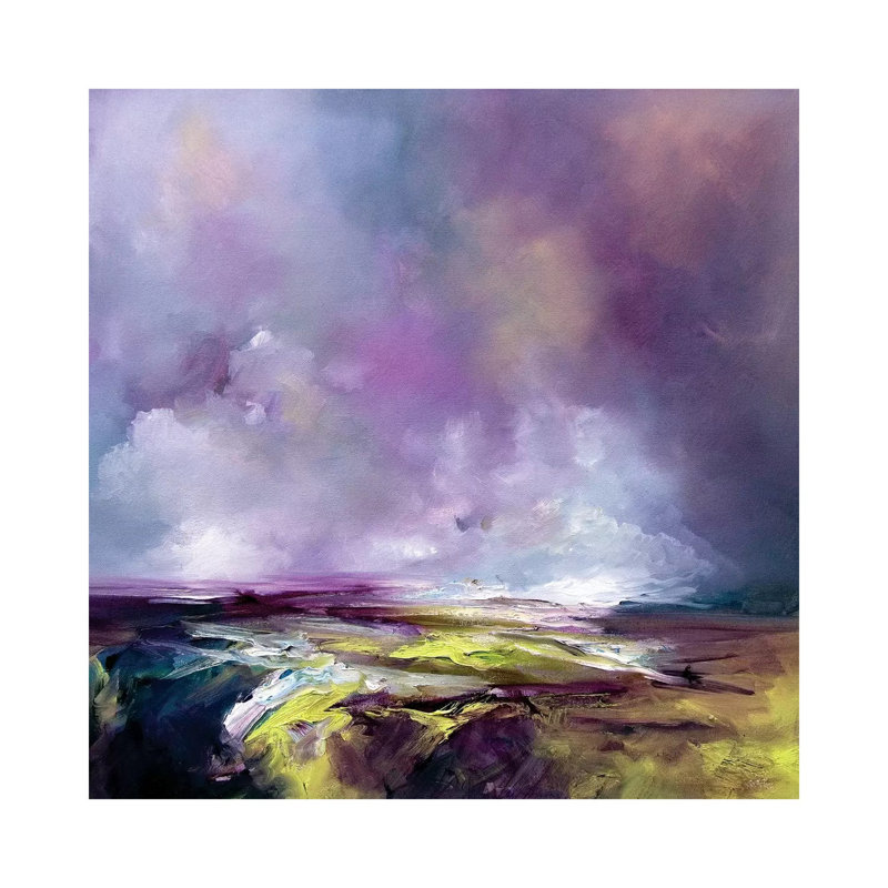 Land Beauty - Wrapped Canvas Painting, 45.72 cm H x 45.72 cm W x 3.175 cm D