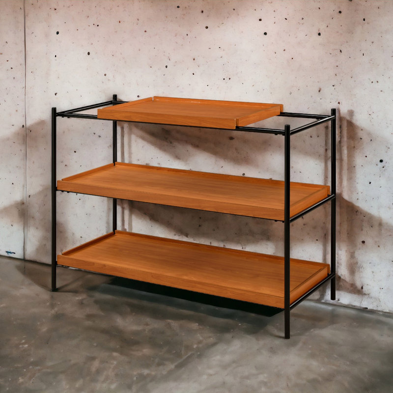 3-Shelf Console Table