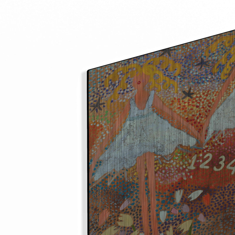 «Desert Dance» par Caroline Bench, H 12 po x l 12 po