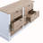 Modern 6 Drawer Master Dresser With Interlock Drawer Feature And Pre-Assembled Slide, Ideal For Bedroom And Closet Organization.