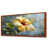 Toile avec cadre flottant brun