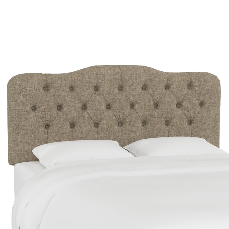 Tête de lit tapissier Nappi, Très grand, Lin naturel texturé Zuma