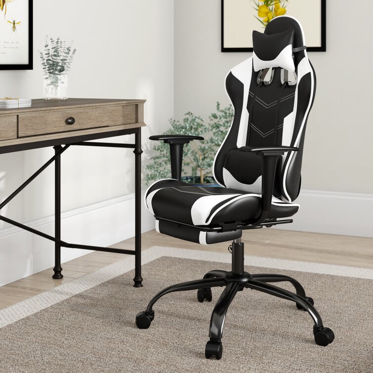 Gaming Chair Racing Office Chair Ergonomic Desk Chair Massage PU