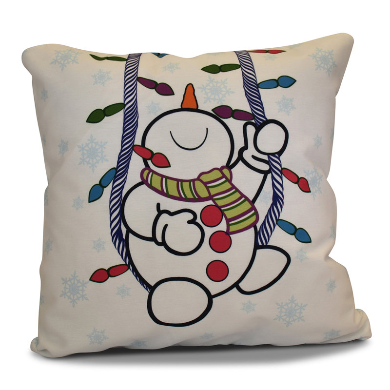 Housse et insert de coussin carré Jump for Joy Winter Whimsy, H 18 po x l 18 po