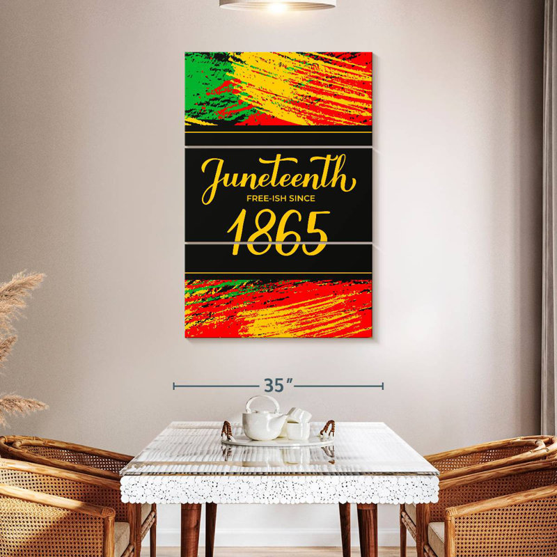 Lelend Celebrate Juneteenth, 50" H x 32" W