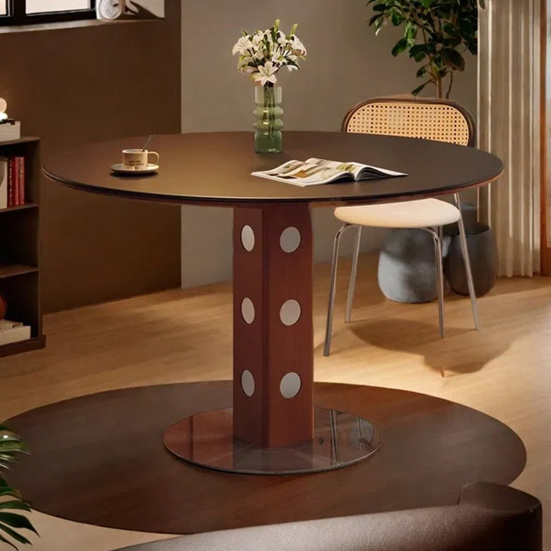 Table de salle à manger italienne, H 29,53 po x L 51,18 po x l 51,18 po