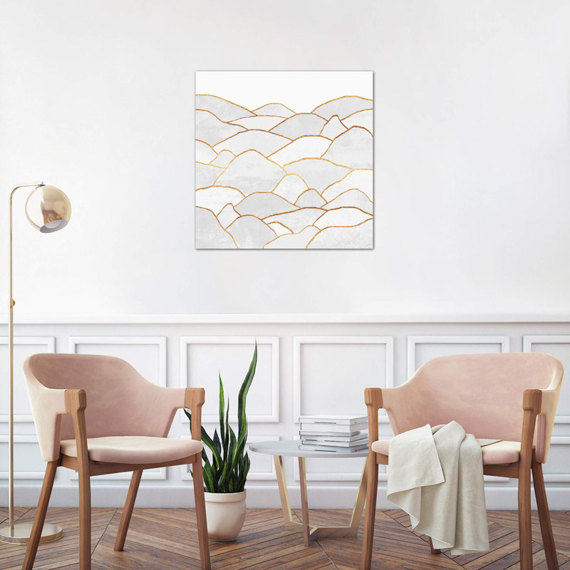 White Hills by Elisabeth Fredriksson - Wrapped Canvas Print, 66.04 cm H x 66.04 cm W x 1.91 cm D