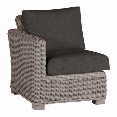 Rustic Woven Sectional Left