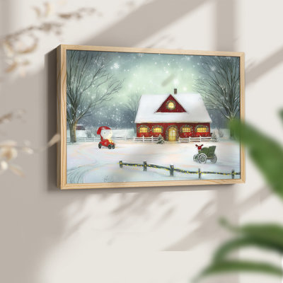 Chirstmas Art-VIII -Framed Print - Restickable