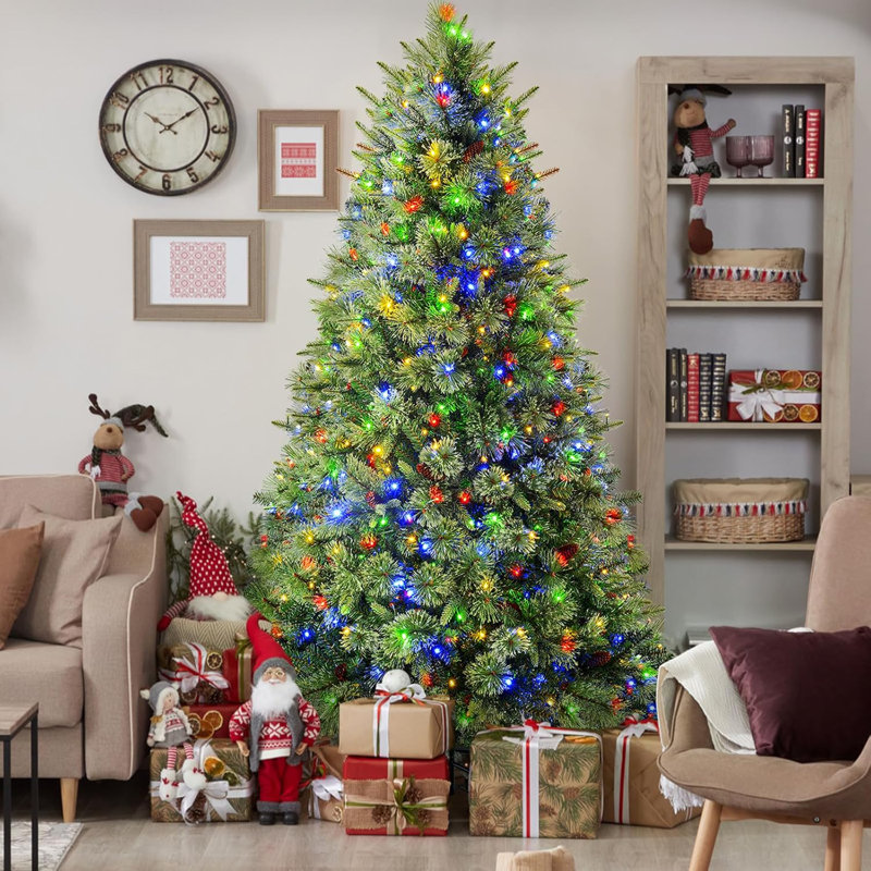 90.16cm H Lighted Artificial Christmas Tree