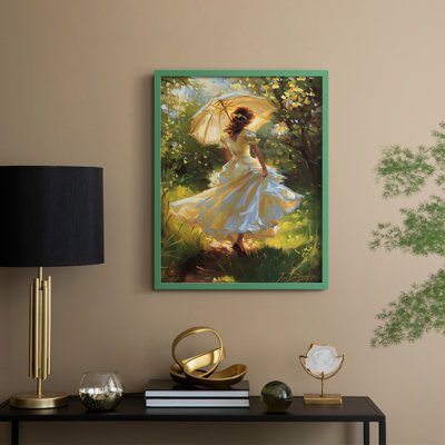 «WOMEN Series DCCDVII», reproduction d'art encadrée - bois massif