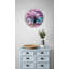 Horloge murale vibrante rose floral-649284896-649284910