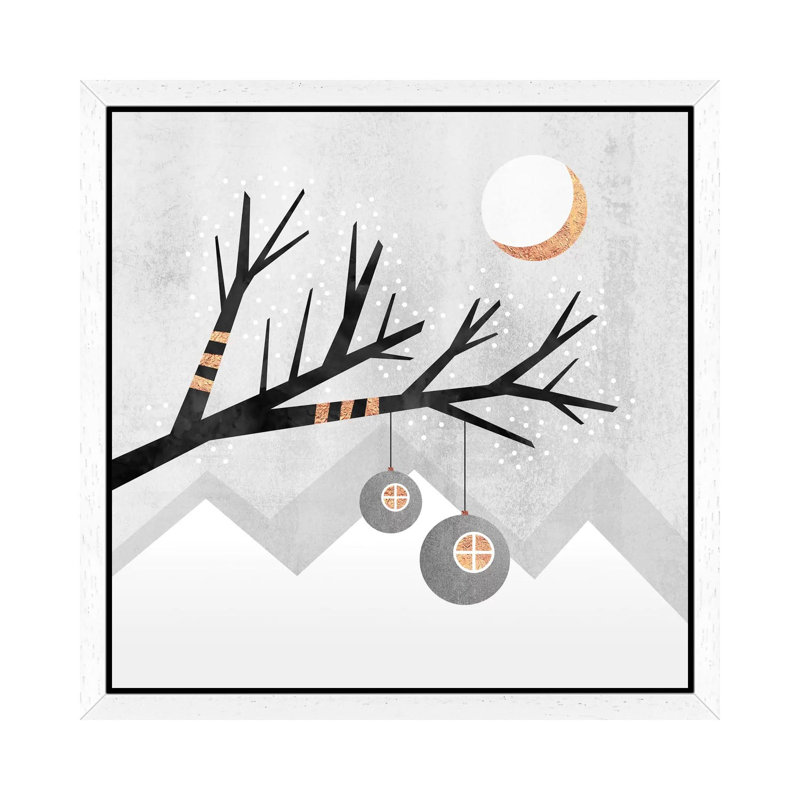 Elisabeth Fredriksson - Print on Canvas, 93.98 cm H x 93.98 cm W, White Framed
