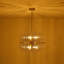 Lustre moderne Sputnik sphérique à tubes de verre à 6 lumières