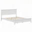 Base de lit en bois de pin blanc massif avec tête de lit, lit plateforme simple à profil bas avec rangement inférieur, pas de sommier tapissier et lattes en bois robustes, grand-810645048-812457420