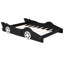 Lit double en forme de voiture de course avec roues en noir. Structure. Confortable et charmant. Roues de plateforme 87,4 po x 55,3 po 16,1 po, taille, savoir-faire. Un environnement de sommeil sécuritaire.-1088604631