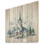 Mountain Church Sanctuary II - Church On Wood Print-1843442767