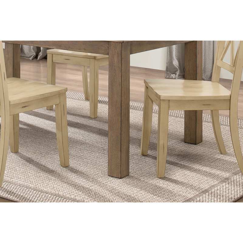 Finition de 2 chaises d'appoint, décor de salle à manger, dossier, placage de pin, 2 chaises décontractées transitionnelles, transitionnel, hauteur 10,75 po
