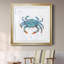 Crabe bleu pétillant - peinture encadrée-1388747233-1388747238