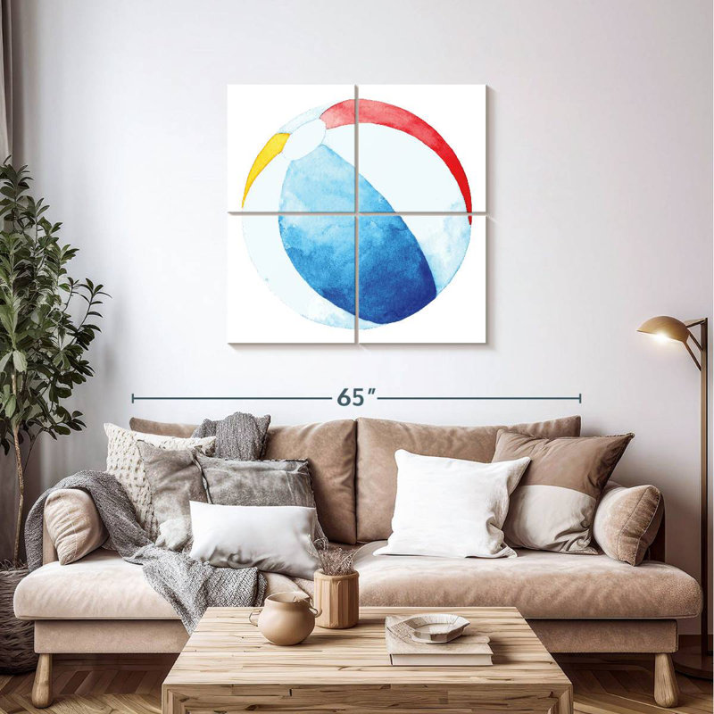 Ballon de plage Ashelle, H 38 po x l 38 po