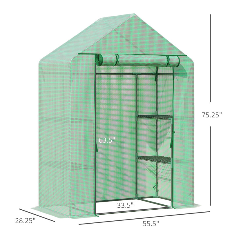 Serre de loisir l 55,55 "x P 28,25"