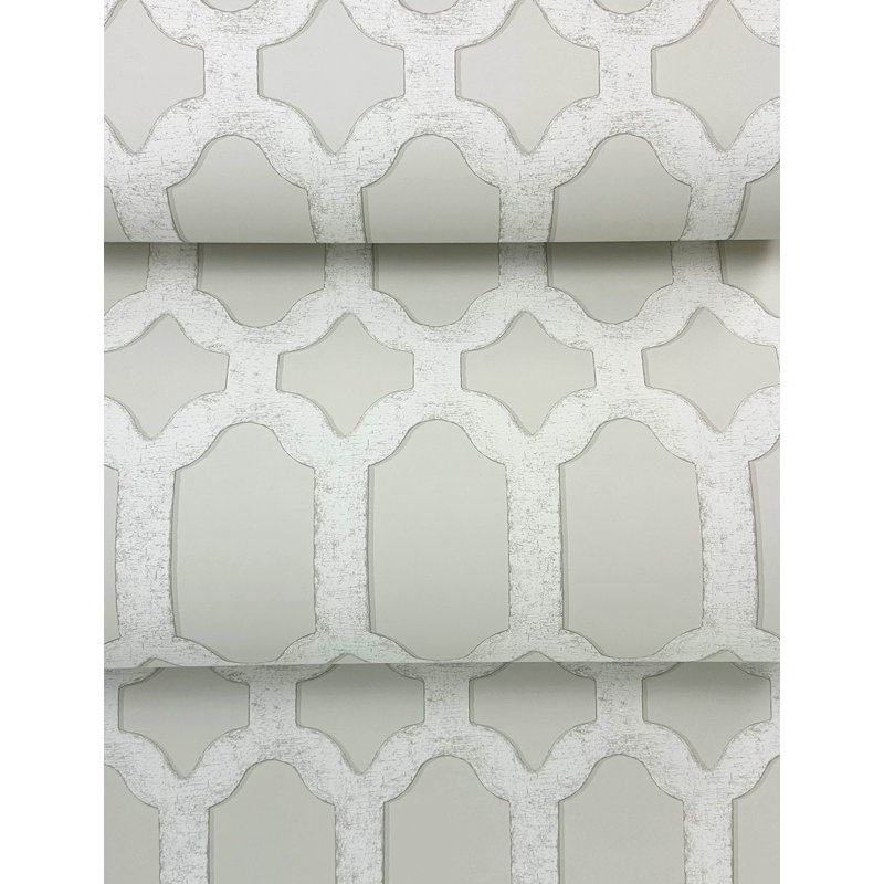 Chervil Trellis Wallpaper, Cream