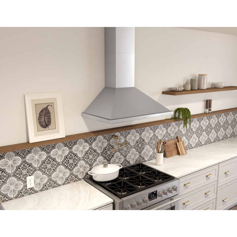 Zephyr Siena 36 in. External Wall Mount Range Hood in Stainless Steel