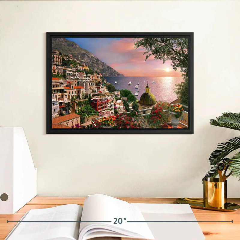 Kavia Seaside Positano, 9" H x 13" W