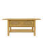 Table basse en rotin avec tiroirs de rangement