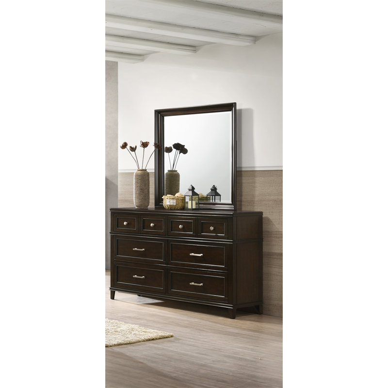 Commode 6 tiroirs Merlot