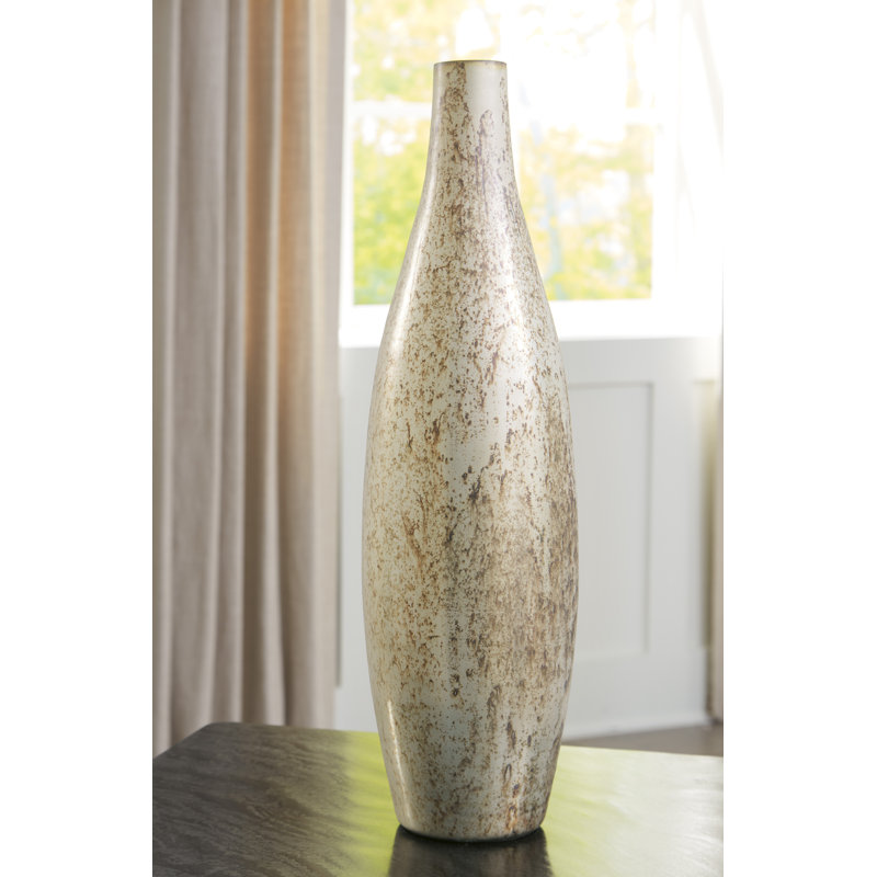 Vanteen Glass Table Vase, 17" H x 6" W x 6" D