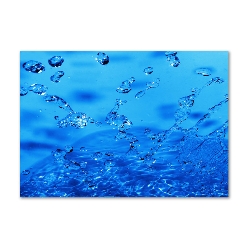 Drops Of Water - Wrapped Canvas Print