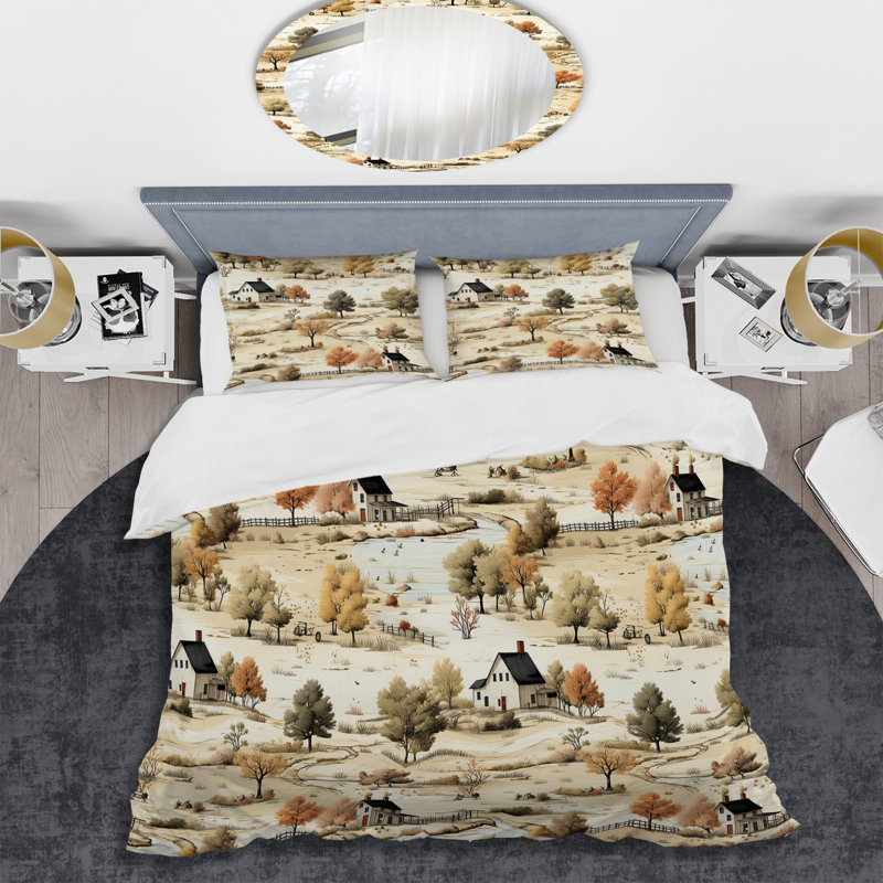 Literie Quendarius, Housse de couette simple + 1 taie décorative stan