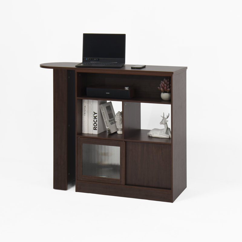 Tablette de bar convertible pivotante de style moderne pour des environnements polyvalents