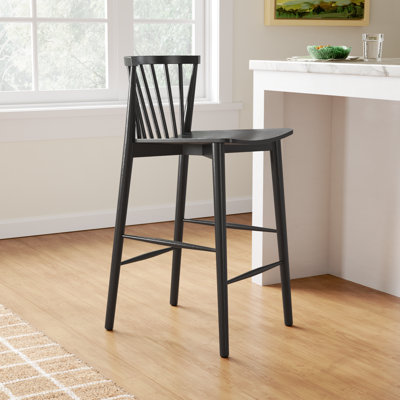 Tybee 25'' Solid Wood Counter Stool