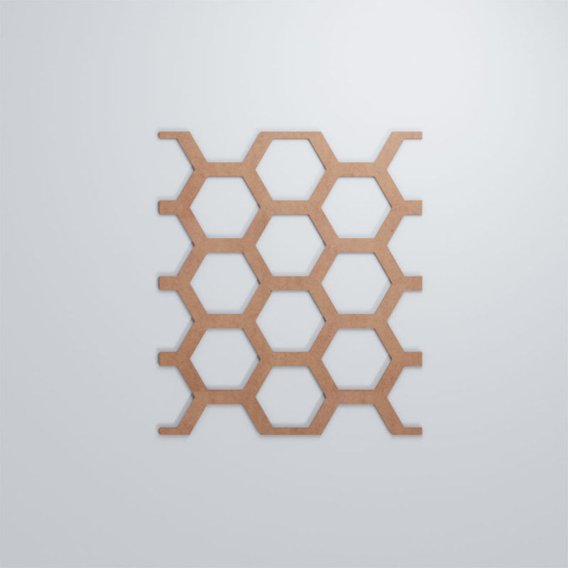 Panneaux muraux Westmore, H 15 3/8 po x l 10 1/4 po x P 3/8 po, Jaune